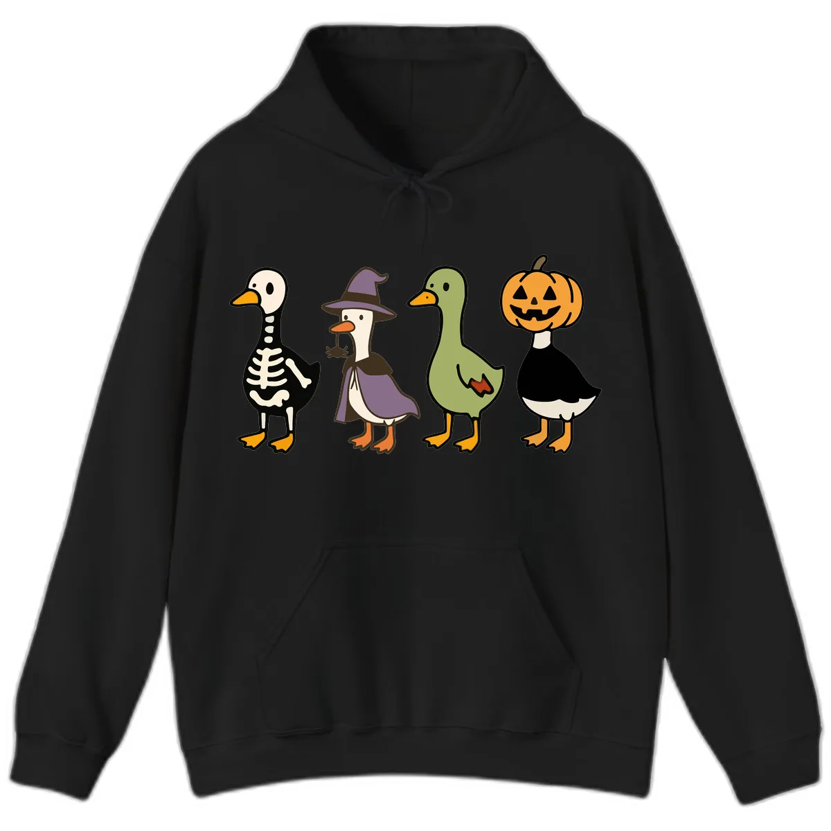 Halloween Duck Costumes Quartet Hoodie in Black
