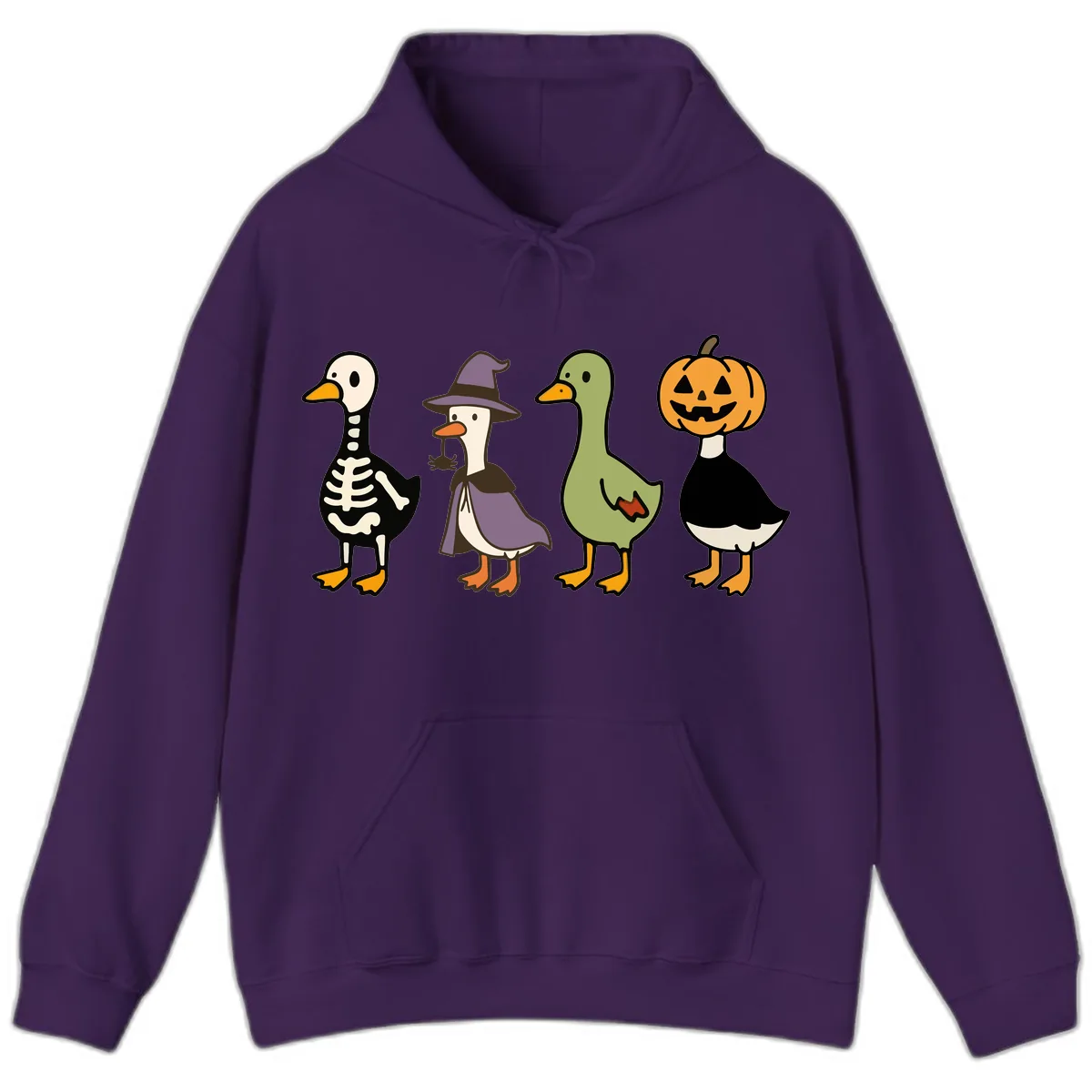 Halloween Duck Costumes Quartet Hoodie in Purple