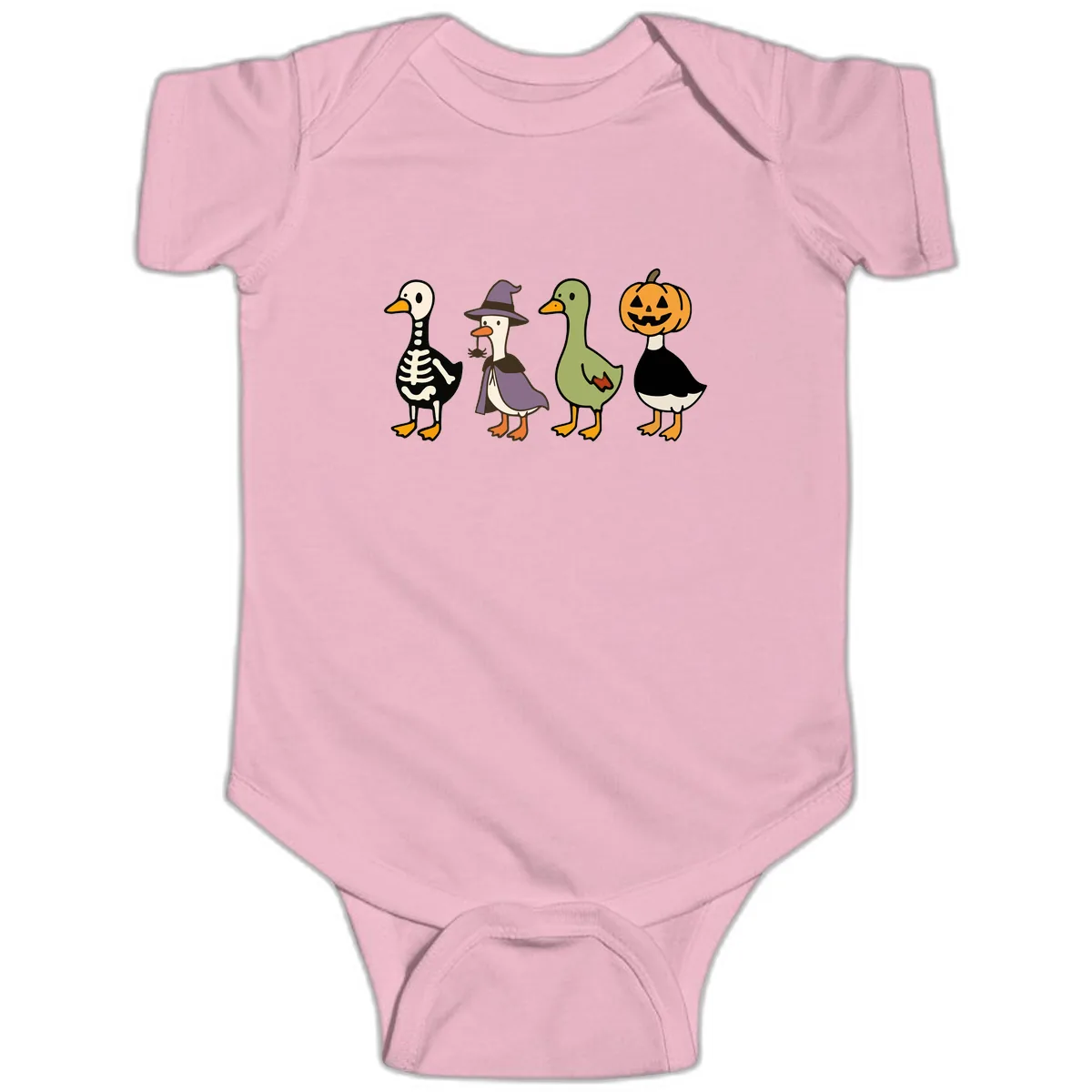 Halloween Duck Costumes Quartet Baby Onesie in Pink
