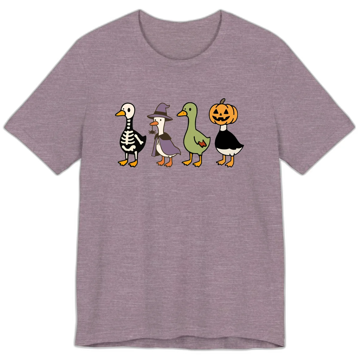 Halloween Duck Costumes Quartet Premium T-Shirt in Heather Purple