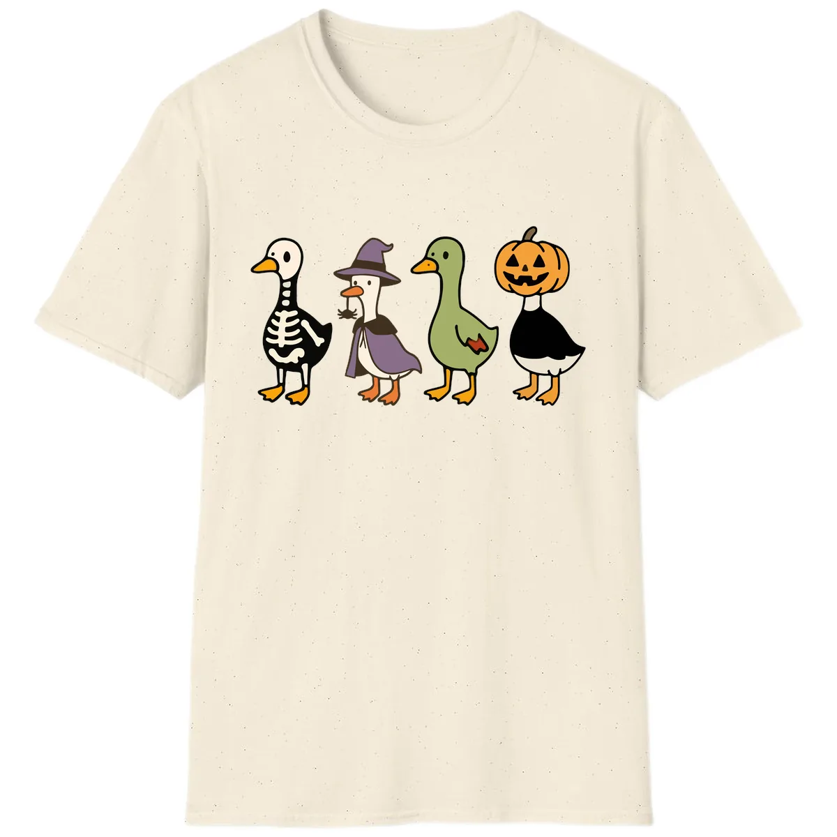 Halloween Duck Costumes Quartet T-Shirt in Natural