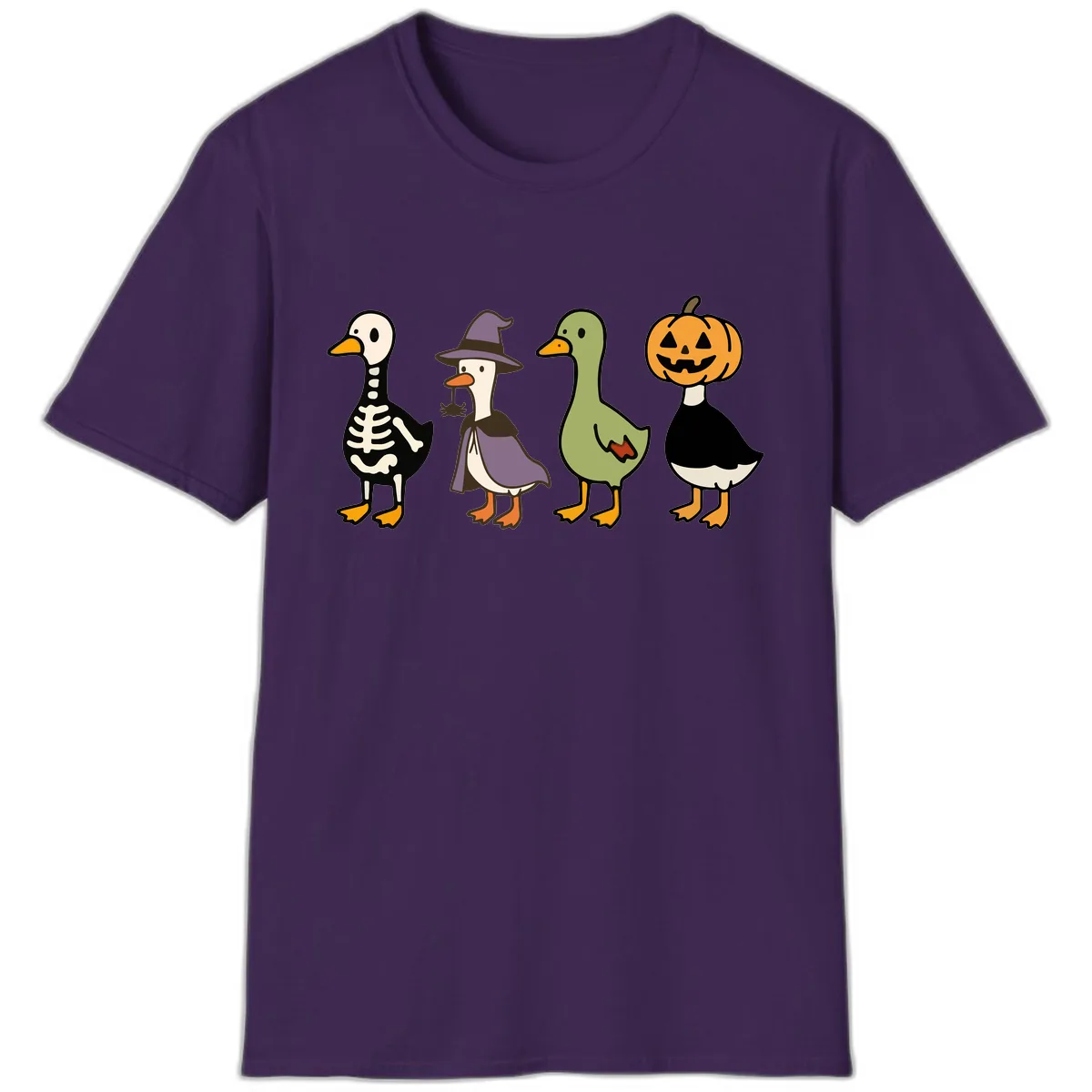 Halloween Duck Costumes Quartet T-Shirt in Purple