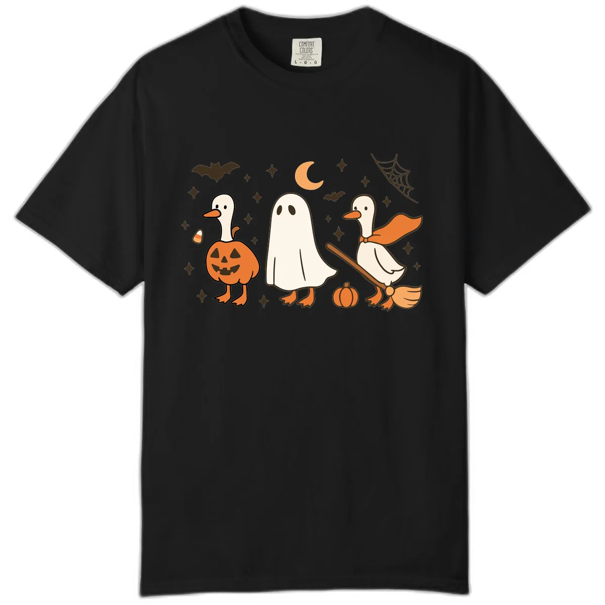 Halloween Goose Squad Costume Party Comfort Color in Black