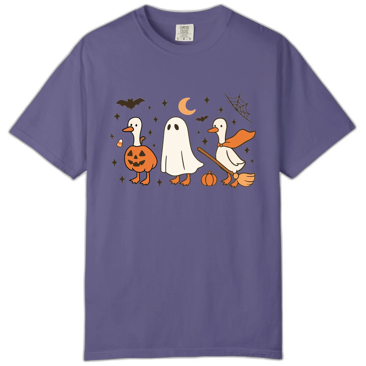Halloween Goose Squad Costume Party Comfort Color in Grape