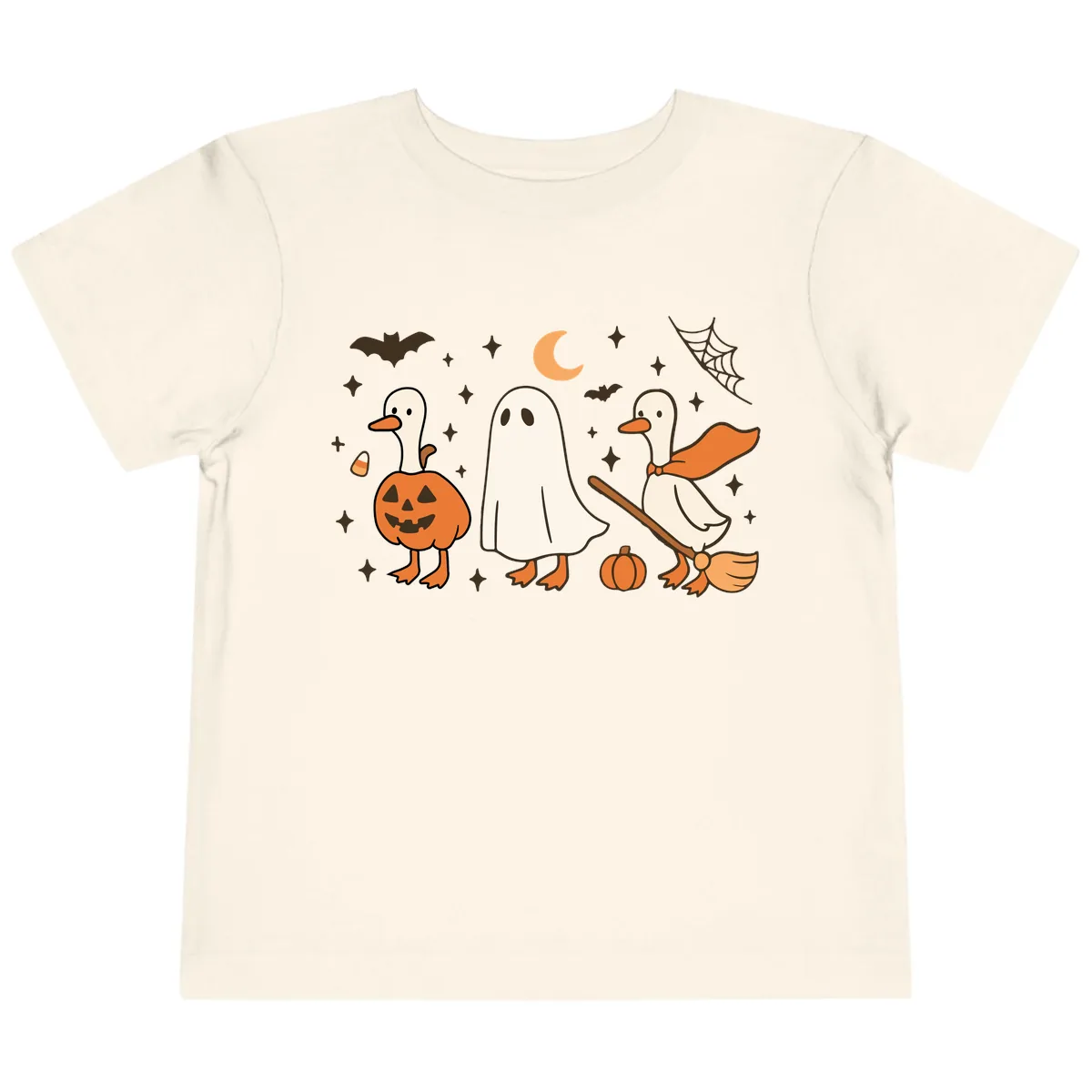Halloween Goose Squad Costume Party Toddler T-Shirt in Natural