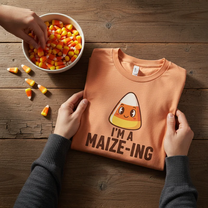 "Candy Corn Shirt Funny" & Other Sweet Halloween Puns