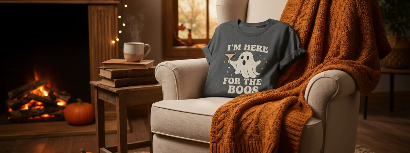 Decoding "I'm Here for the Boos": The Anatomy of a Classic Pun - Funny Halloween Shirts