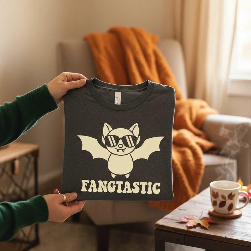 The "Fangtastic" Shirt: A Vampire Pun That Doesn't Bite - Funny Halloween Shirts
