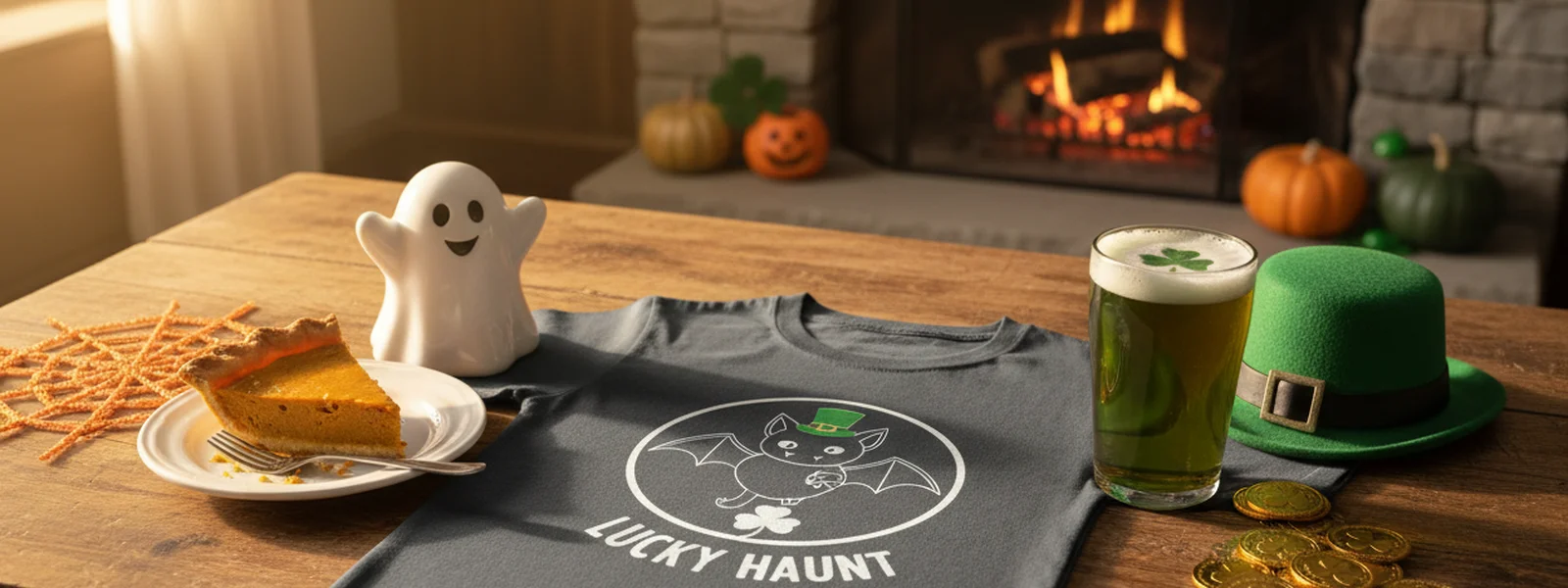 Halloween + St. Patty's: A Unified Field Theory of Drinking Holidays - Funny Halloween Shirts