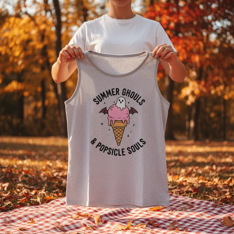 Hot Weather Halloween: Yes, You Can Wear a Tank in October - Funny Halloween Shirts