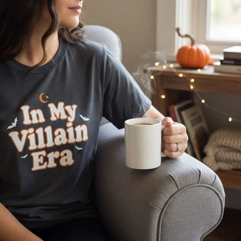 In My Villain Era: A Sarcastic Halloween Statement Shirt