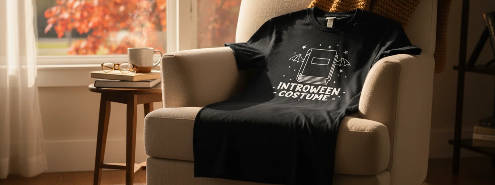 The Introvert's Guide to Halloween: A Costume Without the Small Talk - Funny Halloween Shirts