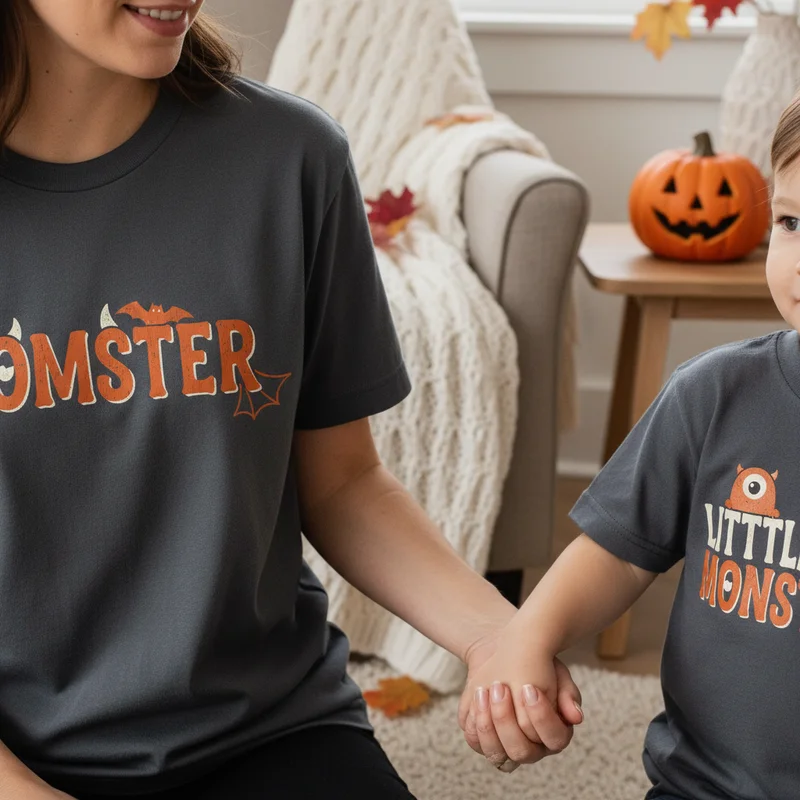 Mom-and-Me Halloween Shirt Pairs for Family Fun - Funny Halloween Shirts