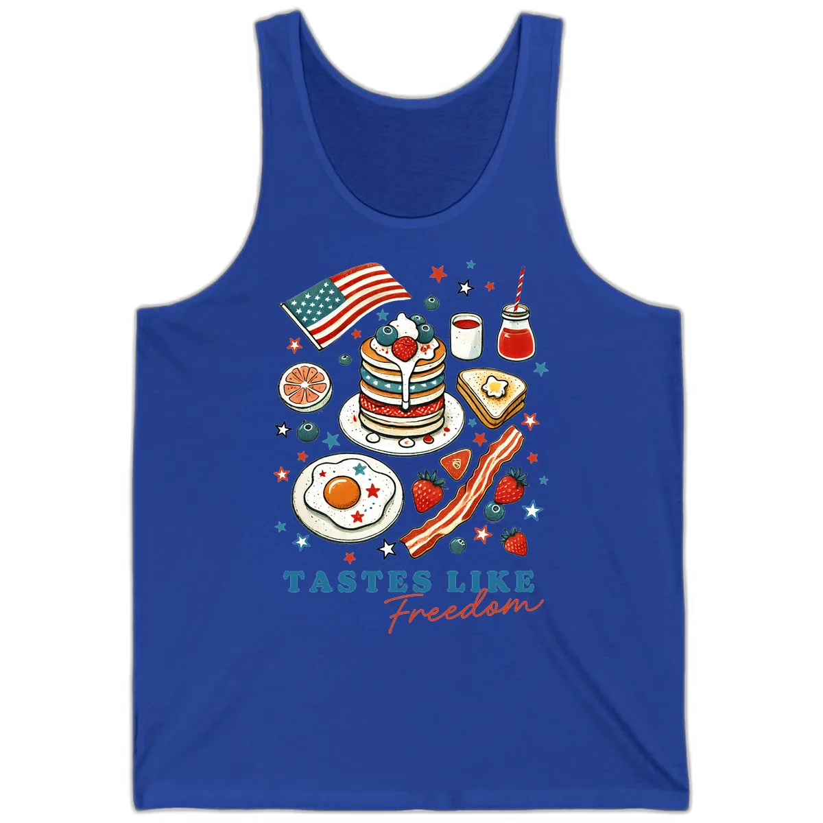 Patriotic Breakfast Tastes Like Freedom Tank in True Royal