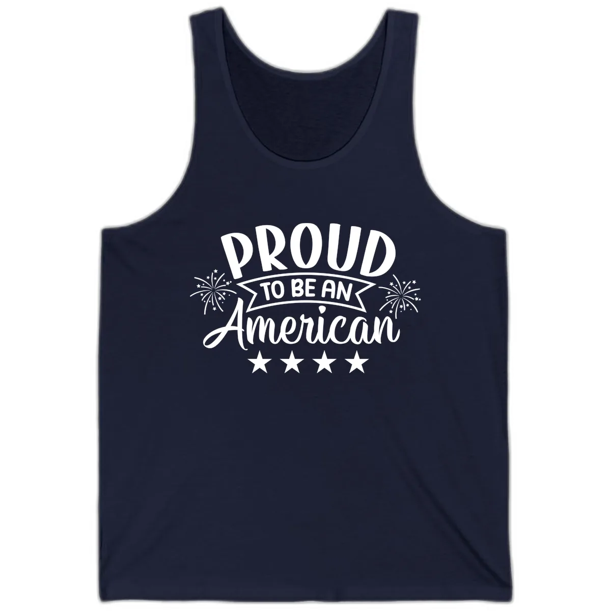 Proud To Be An American Fireworks Stars Tank in Navy