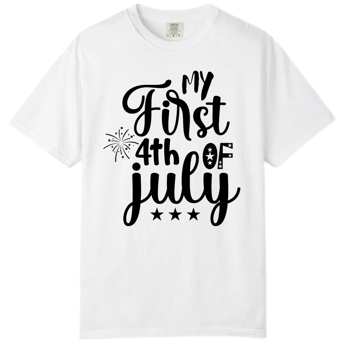 My First 4th Of July Celebration Comfort Color in White