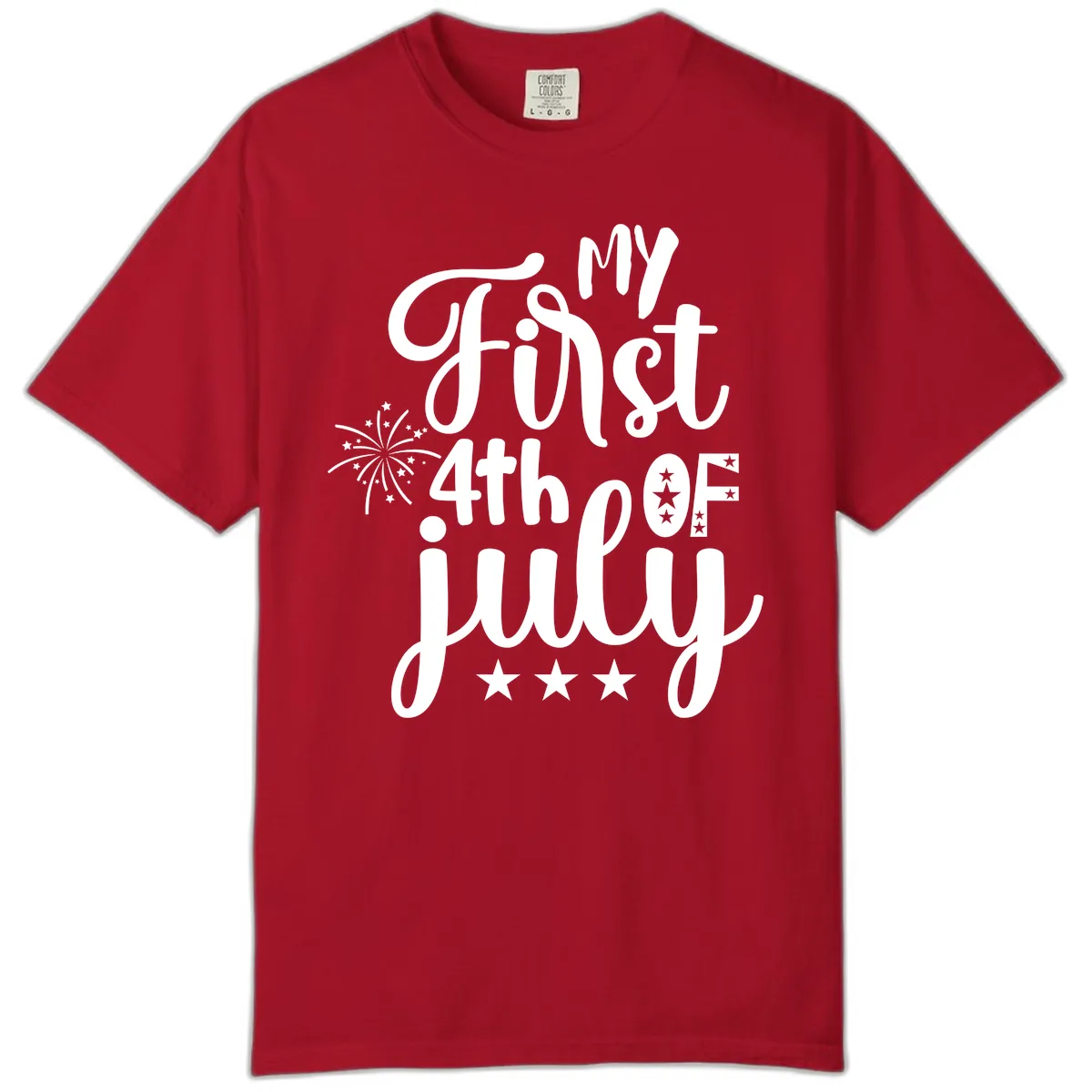 My First 4th Of July Celebration Comfort Color in Red