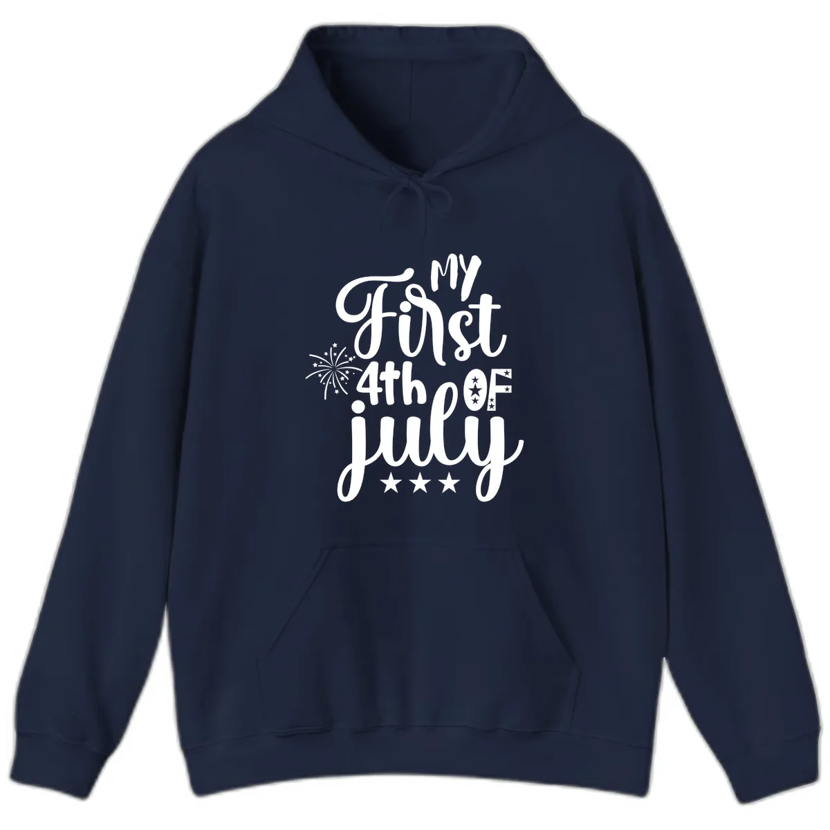 My First 4th Of July Celebration Hoodie in Navy