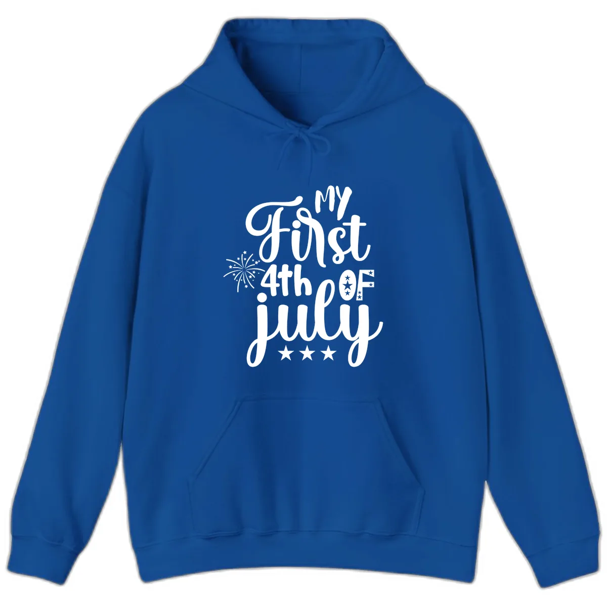 My First 4th Of July Celebration Hoodie in Royal