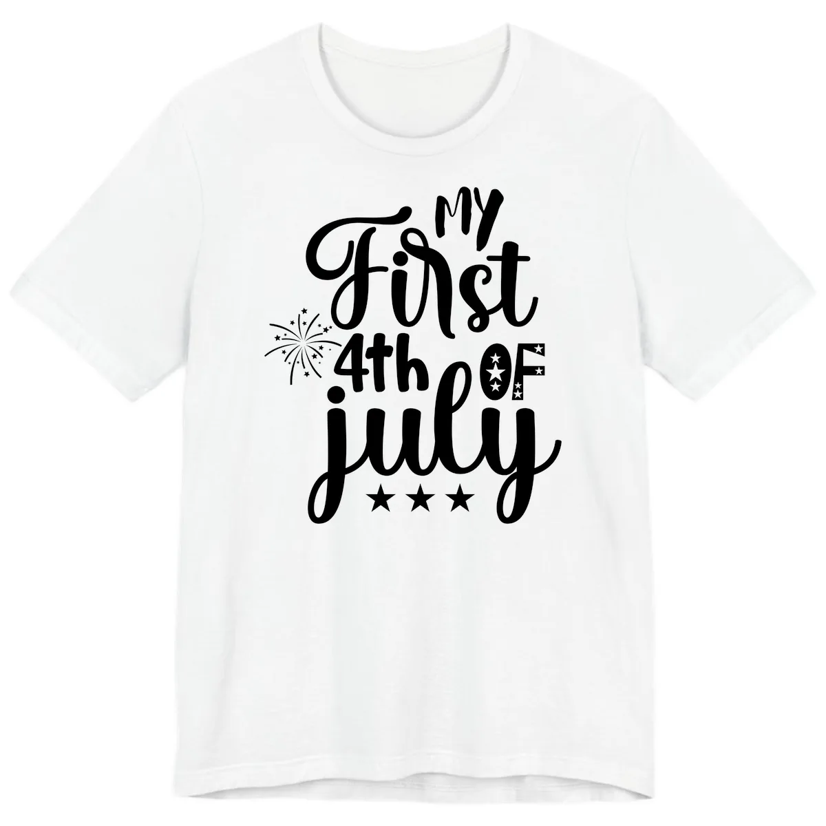 My First 4th Of July Celebration Premium T-Shirt in White