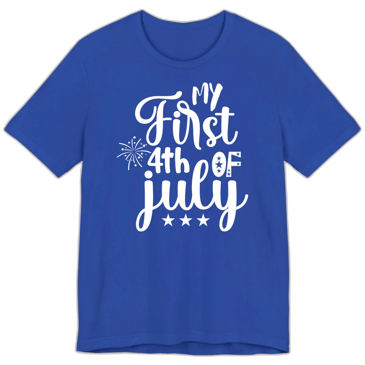 My First 4th Of July Celebration Premium T-Shirt in True Royal