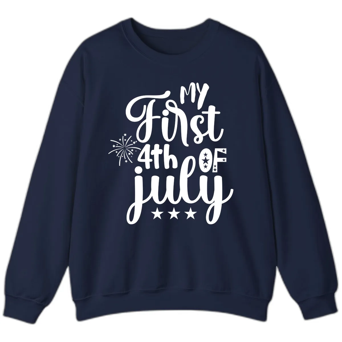 My First 4th Of July Celebration Sweatshirt in Navy