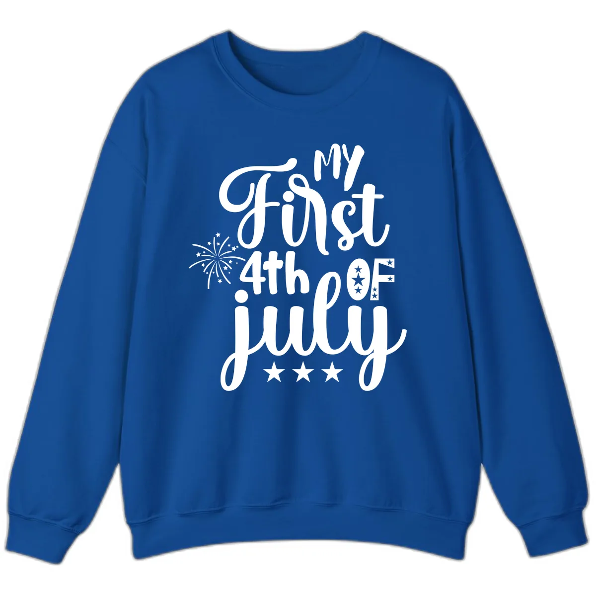 My First 4th Of July Celebration Sweatshirt in Royal
