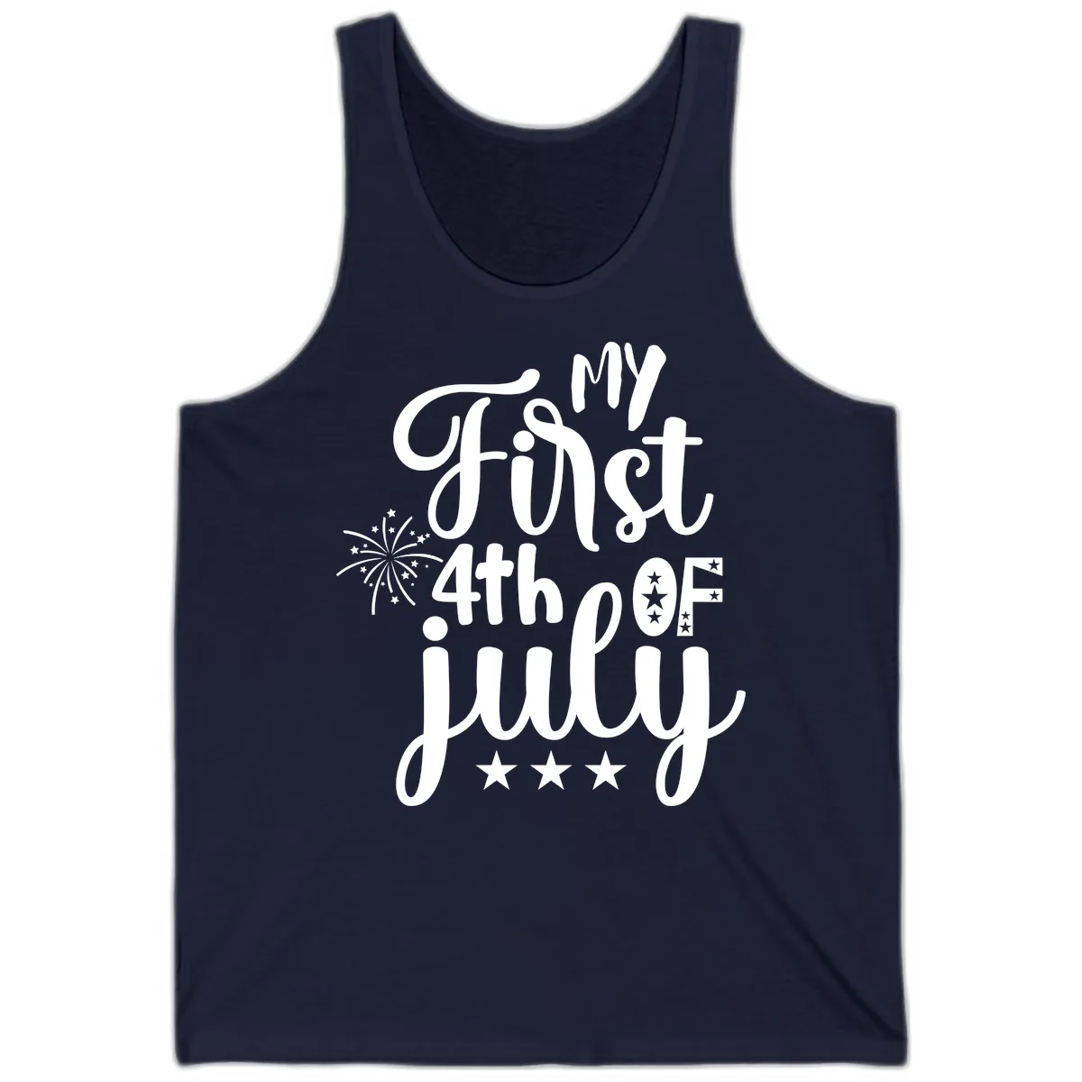 My First 4th Of July Celebration Tank in Navy