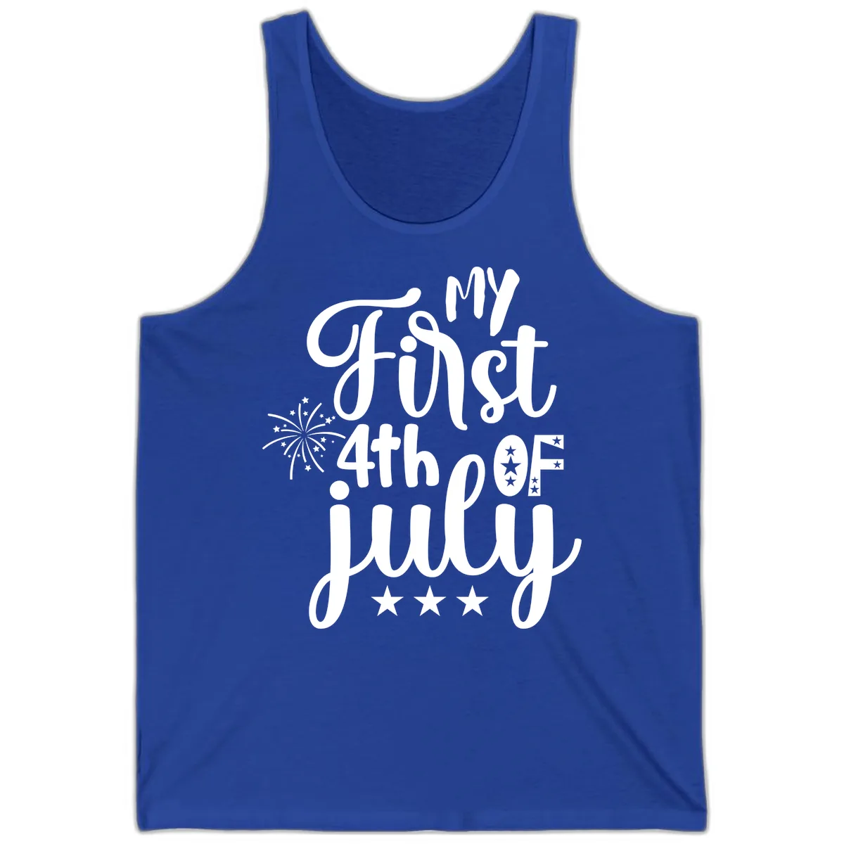 My First 4th Of July Celebration Tank in True Royal