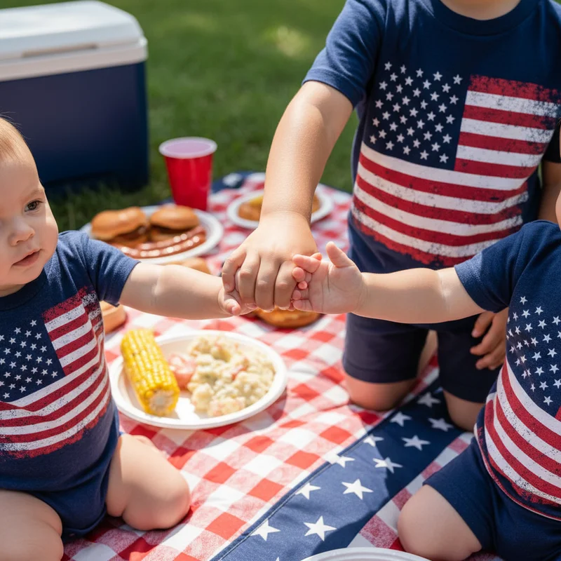 How to Match Your Familys 4th of July Shirts - Fourth of July Tees