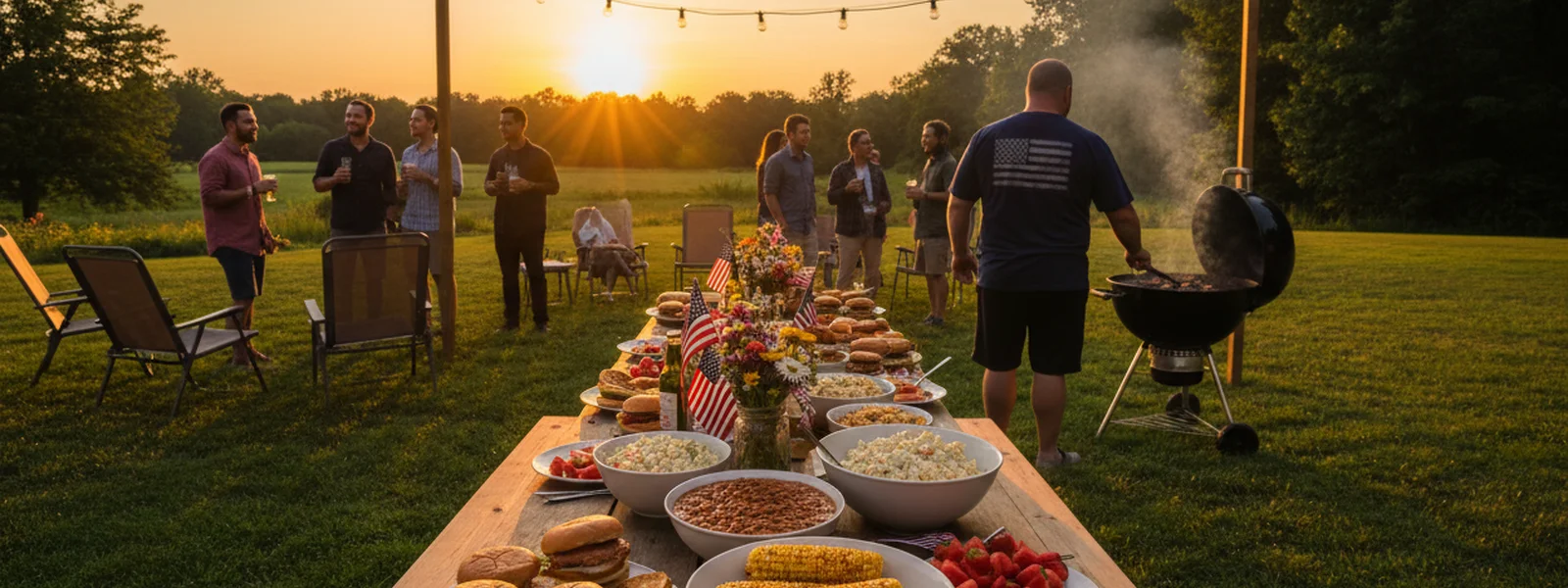 Memorial Day BBQ Tips and What to Wear - Fourth of July Tees
