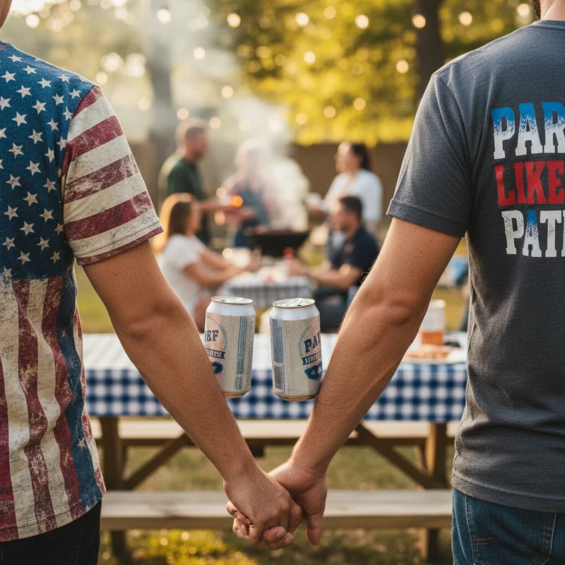 Patriotic Date Night: Outfit Ideas for Two - Fourth of July Tees