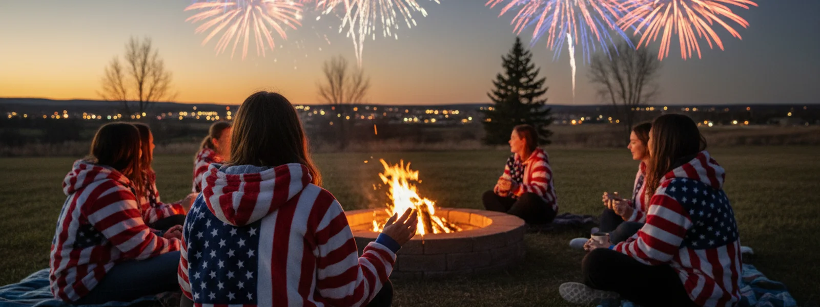 Patriotic Hoodies for Cool Summer Evenings - Fourth of July Tees