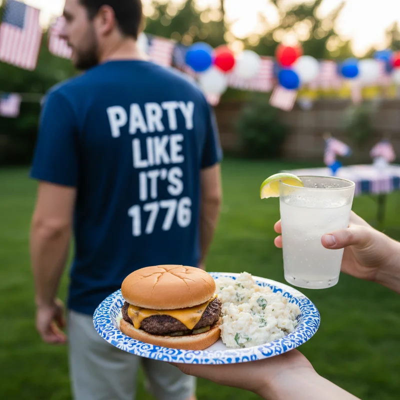 The Story Behind Party Like Its 1776 - Fourth of July Tees