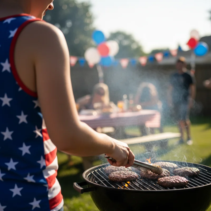 Tank Tops vs Tees: What to Wear to the BBQ - Fourth of July Tees
