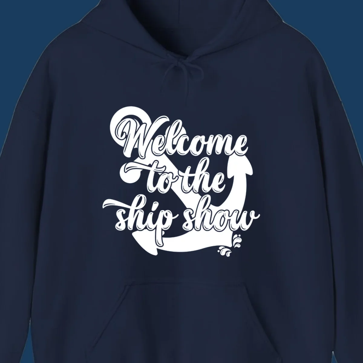 Welcome to the ship show anchor design with nautical theme.