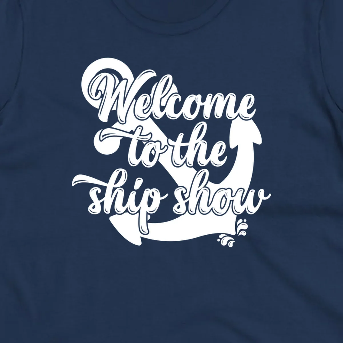 Welcome to the ship show anchor design with nautical theme.