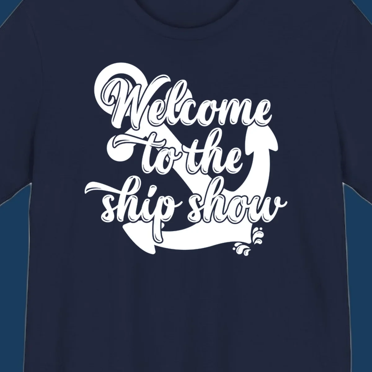 Welcome to the ship show anchor design with nautical theme.