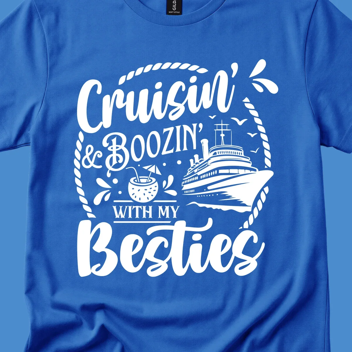 Cruisin and Boozin with my Besties cruise ship design