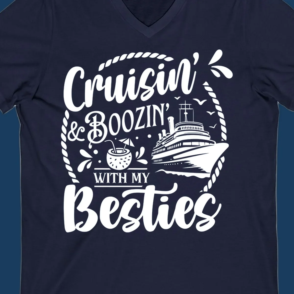 Cruisin and Boozin with my Besties cruise ship design