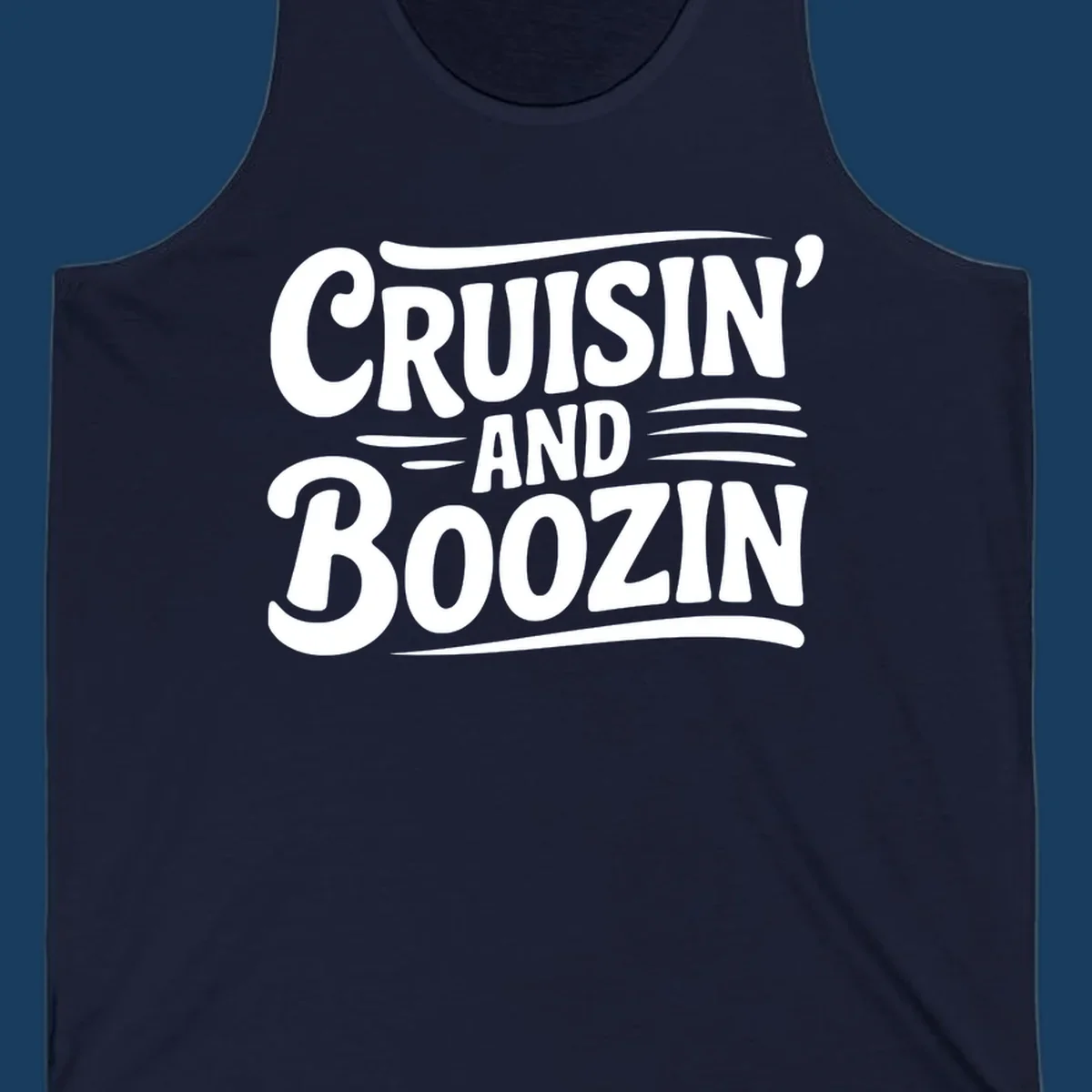 Cruisin and Boozin text design with retro typography.