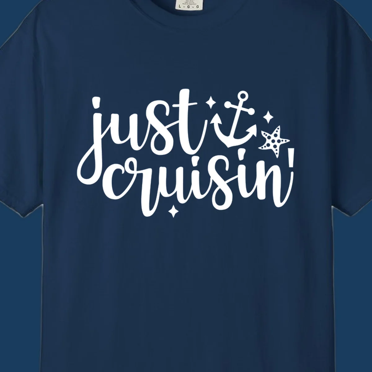 Just cruisin' nautical anchor and starfish design. 