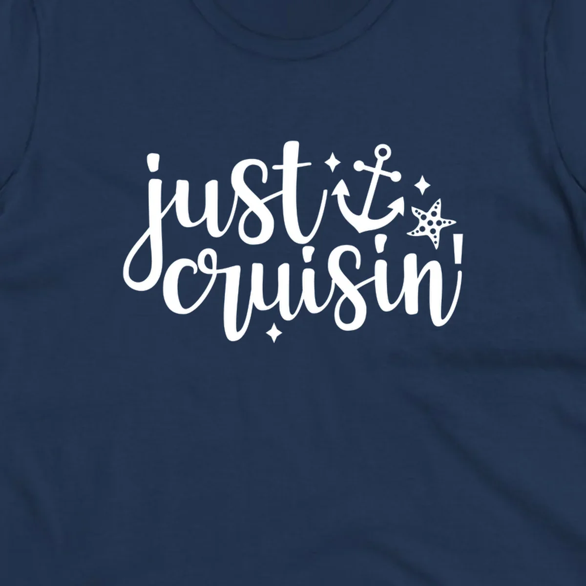 Just cruisin' nautical anchor and starfish design. 