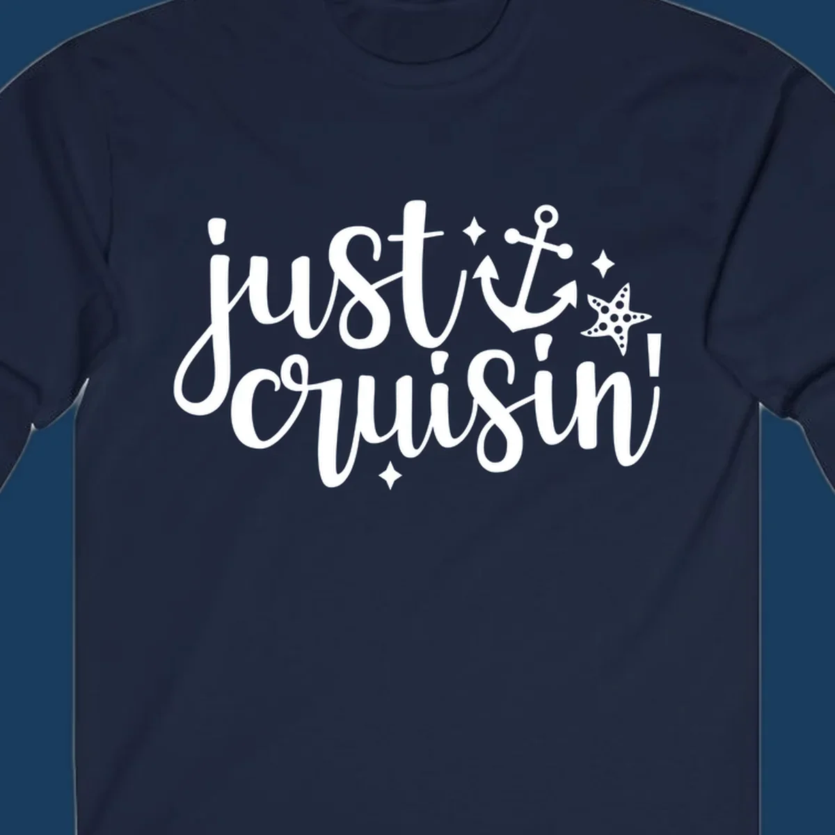 Just cruisin' nautical anchor and starfish design. 
