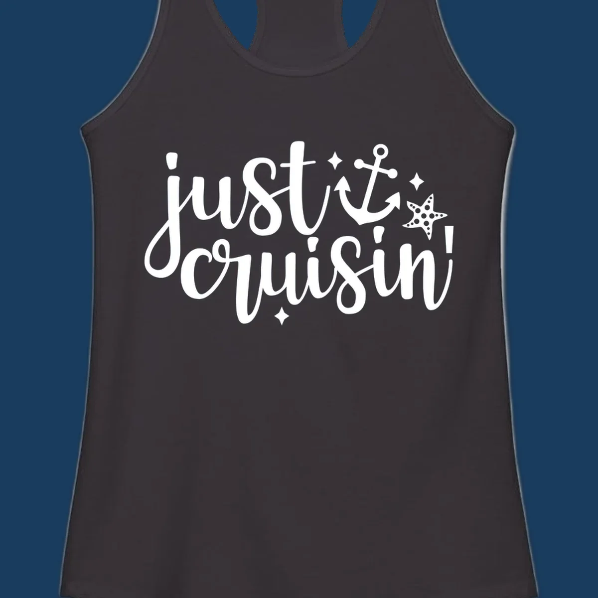 Just cruisin' nautical anchor and starfish design. 