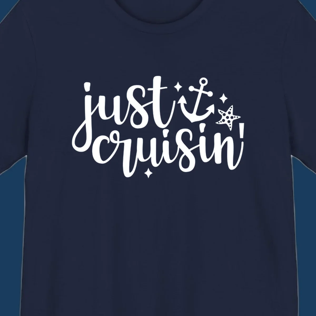 Just cruisin' nautical anchor and starfish design. 