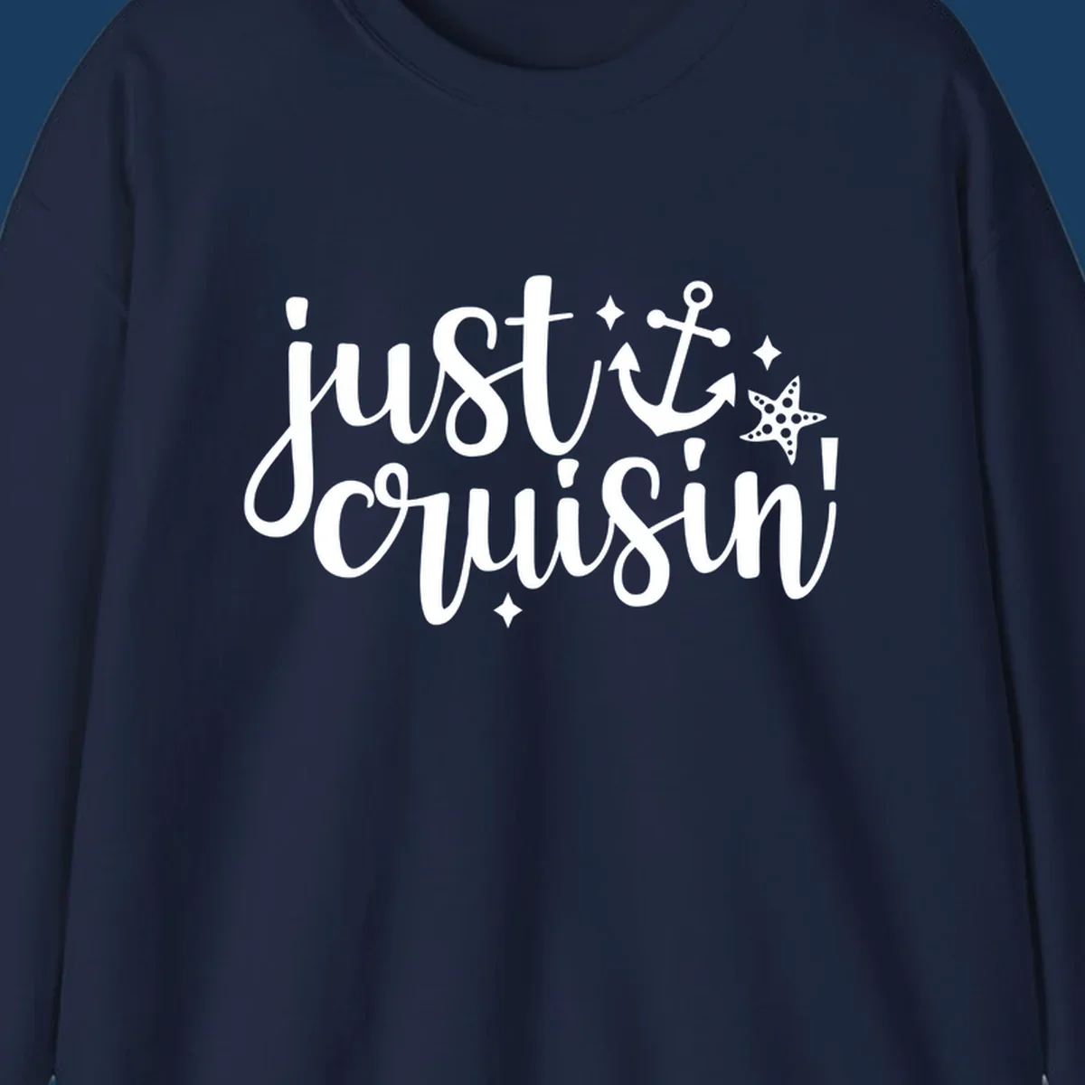 Just cruisin' nautical anchor and starfish design. 