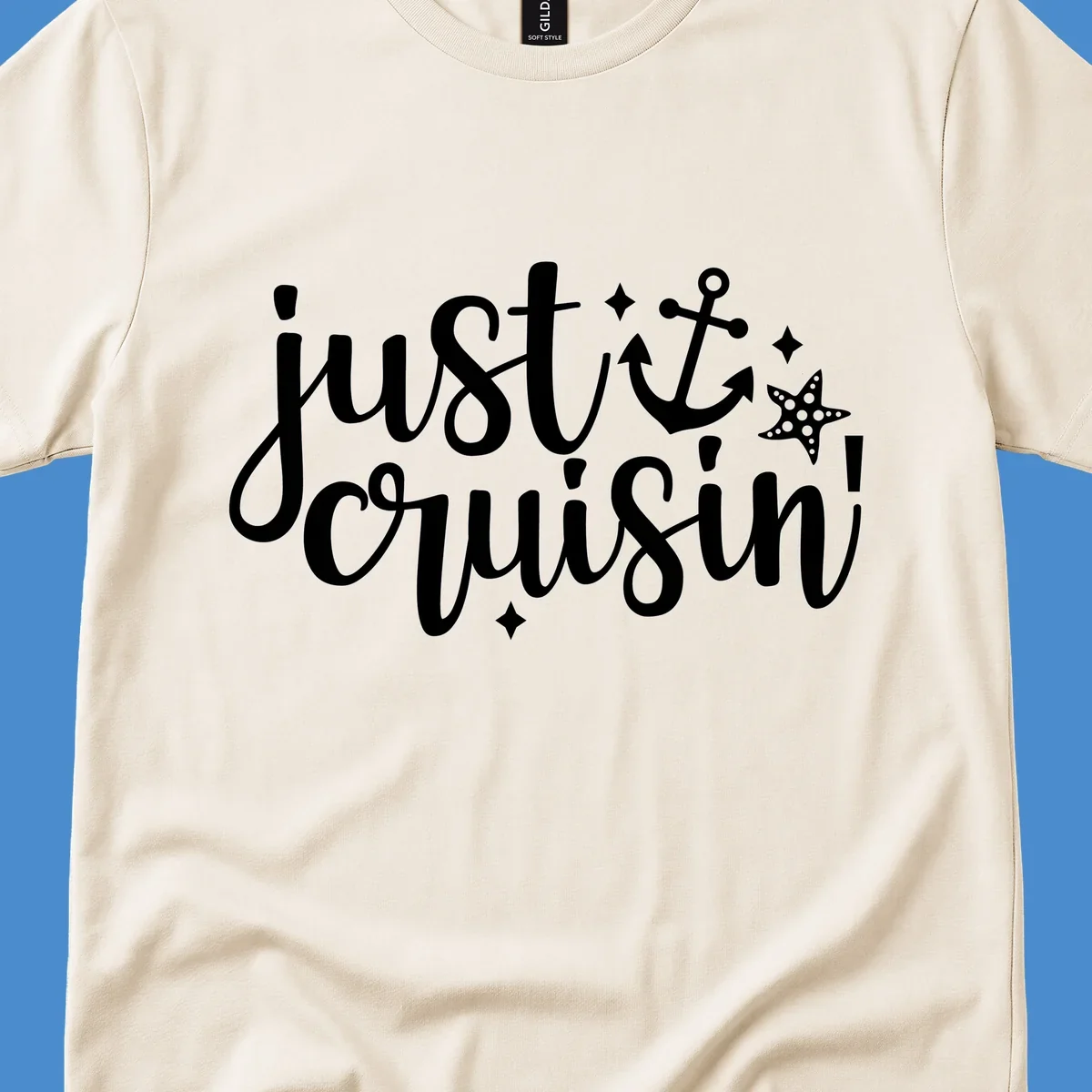 Just cruisin' nautical anchor and starfish design. 