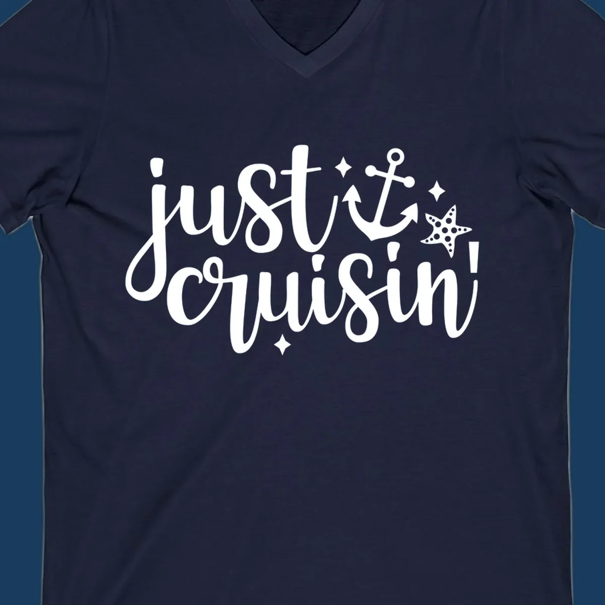 Just cruisin' nautical anchor and starfish design. 