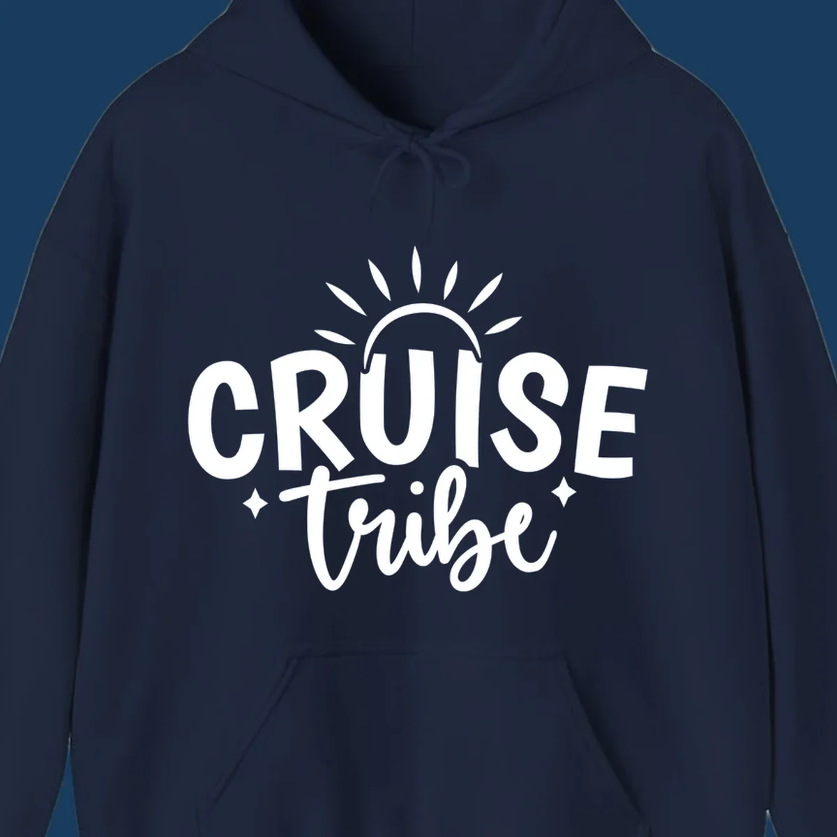 Cruise Tribe text and sun graphic
